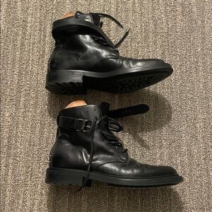 Saint Laurent moto boots